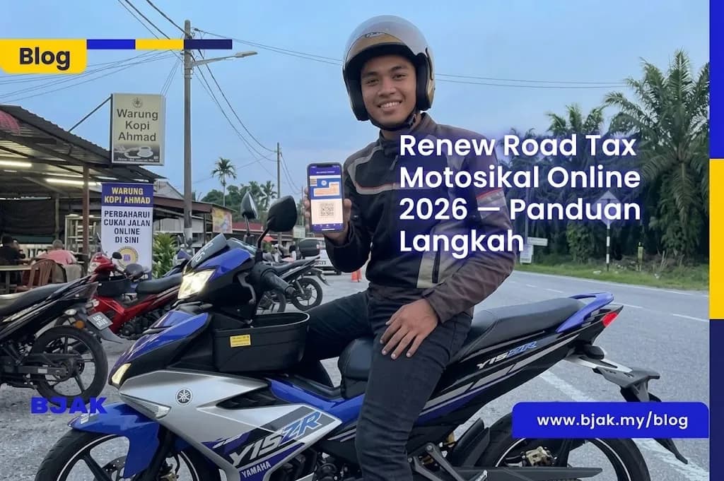Renew Road Tax Motosikal Online 2026 — Panduan Langkah