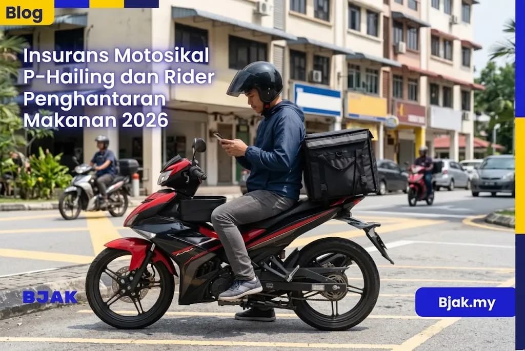 Insurans Motosikal P-Hailing Rider & Penghantaran Makanan 2026