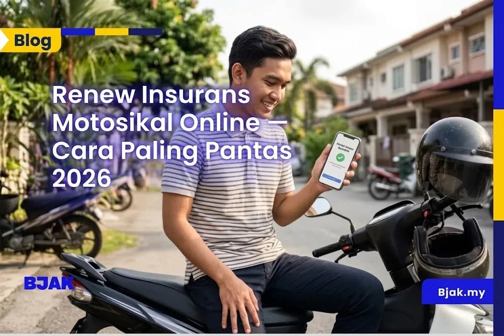 Renew Insurans Motosikal Online — Cara Paling Pantas 2026