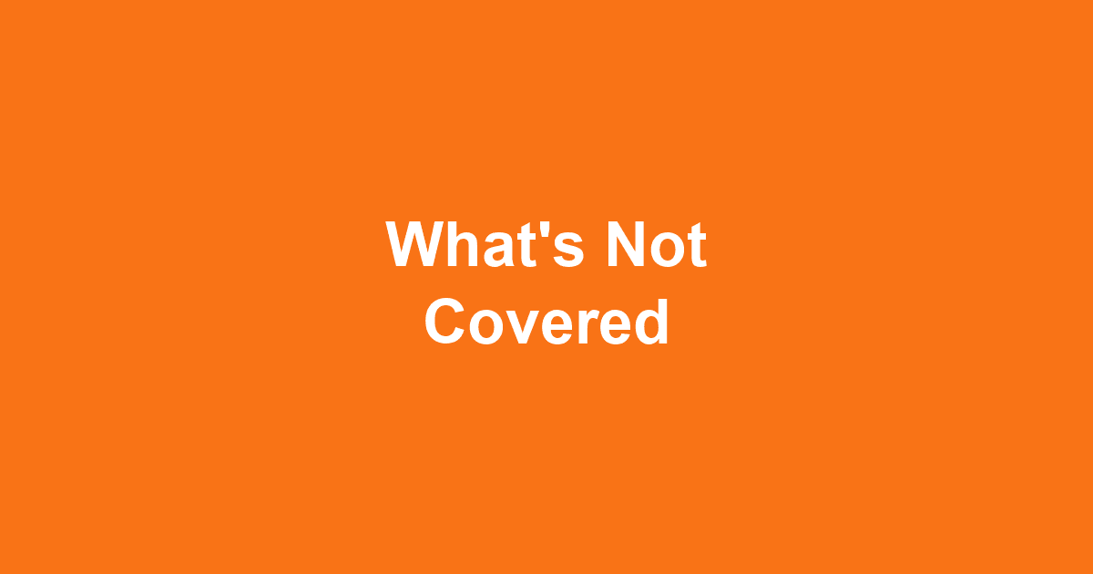 What Motorcycle Insurance Doesn’t Cover