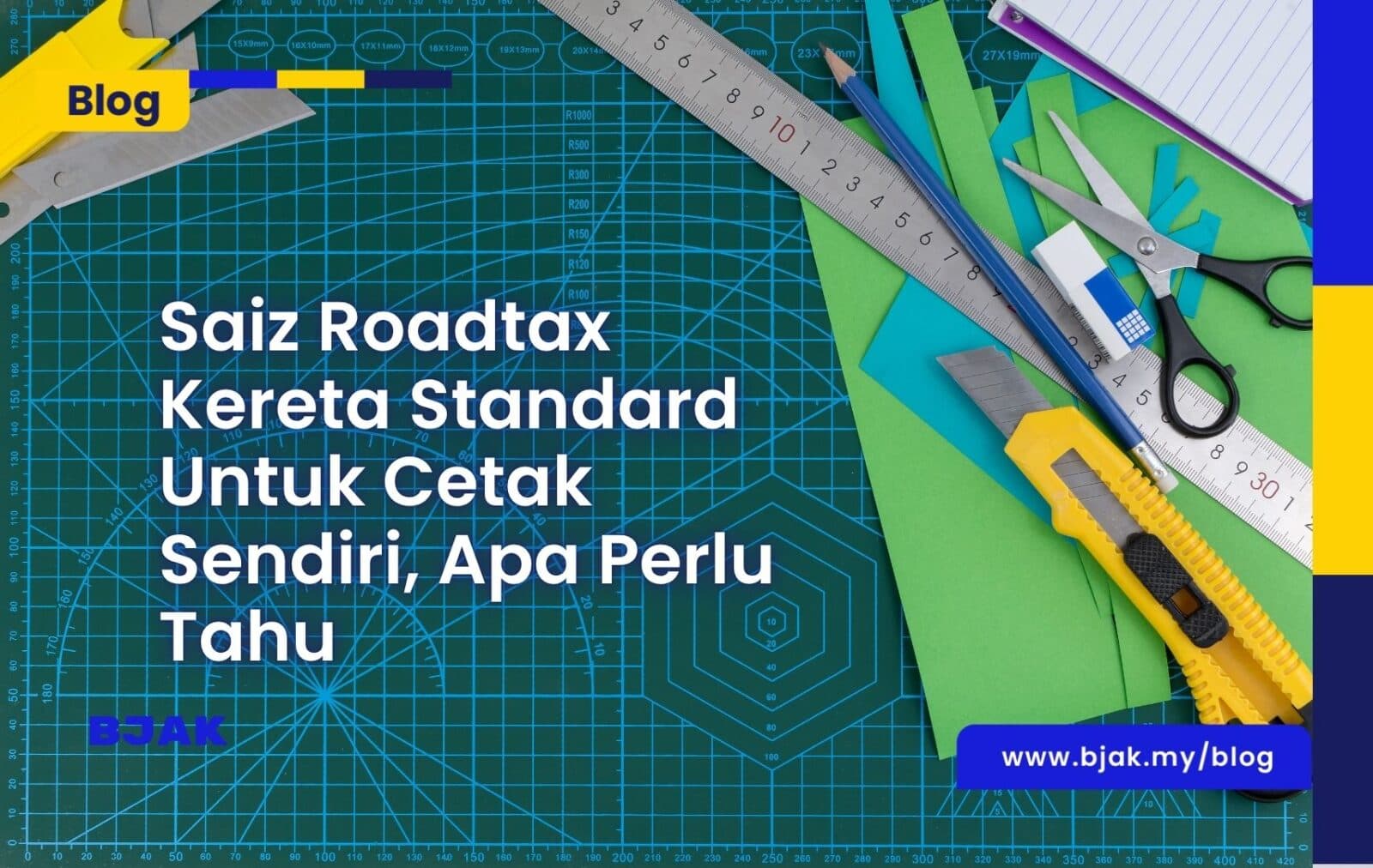Saiz Roadtax Kereta Standard Untuk Cetak Sendiri, Apa Perlu Tahu
