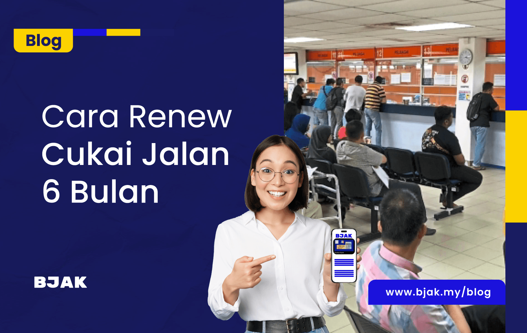 Ini Cara Nak Perbaharui Cukai Jalan 6 Bulan