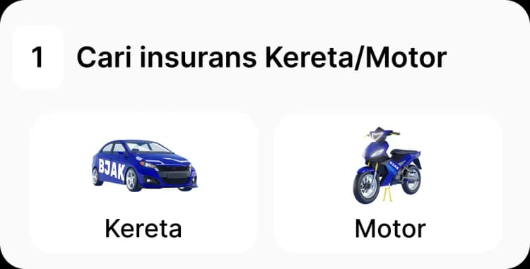 Cari Insurans Kereta/Motosikal