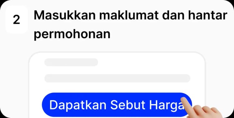 Isi maklumat dan hantar permohonan