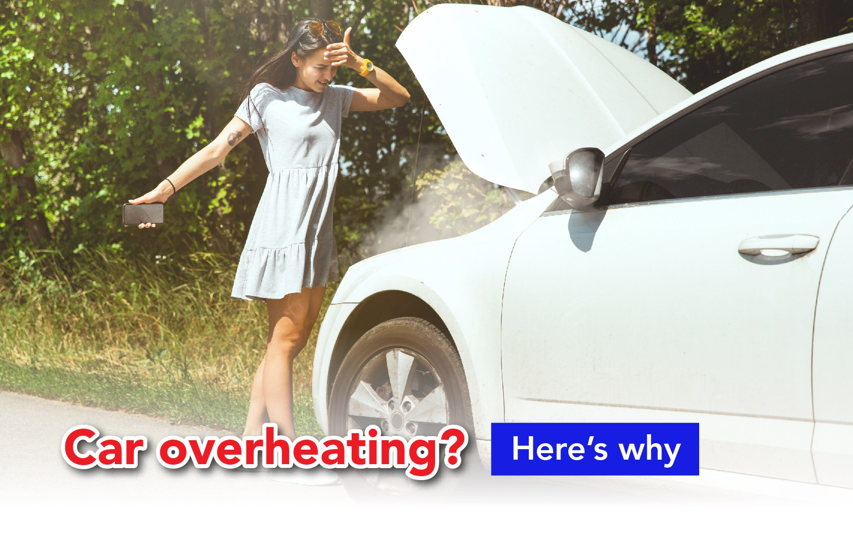 how do yk if your car is overheating