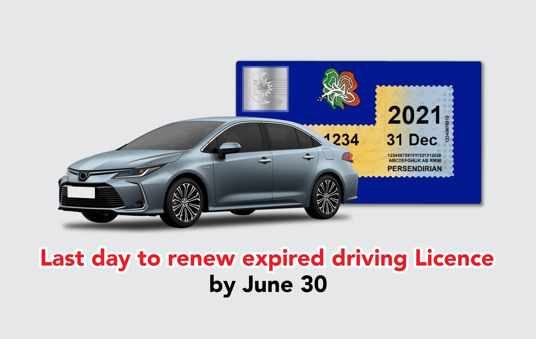 Renew Expired Driving Licence By June 30 Or Re-sit Tests | BJAK