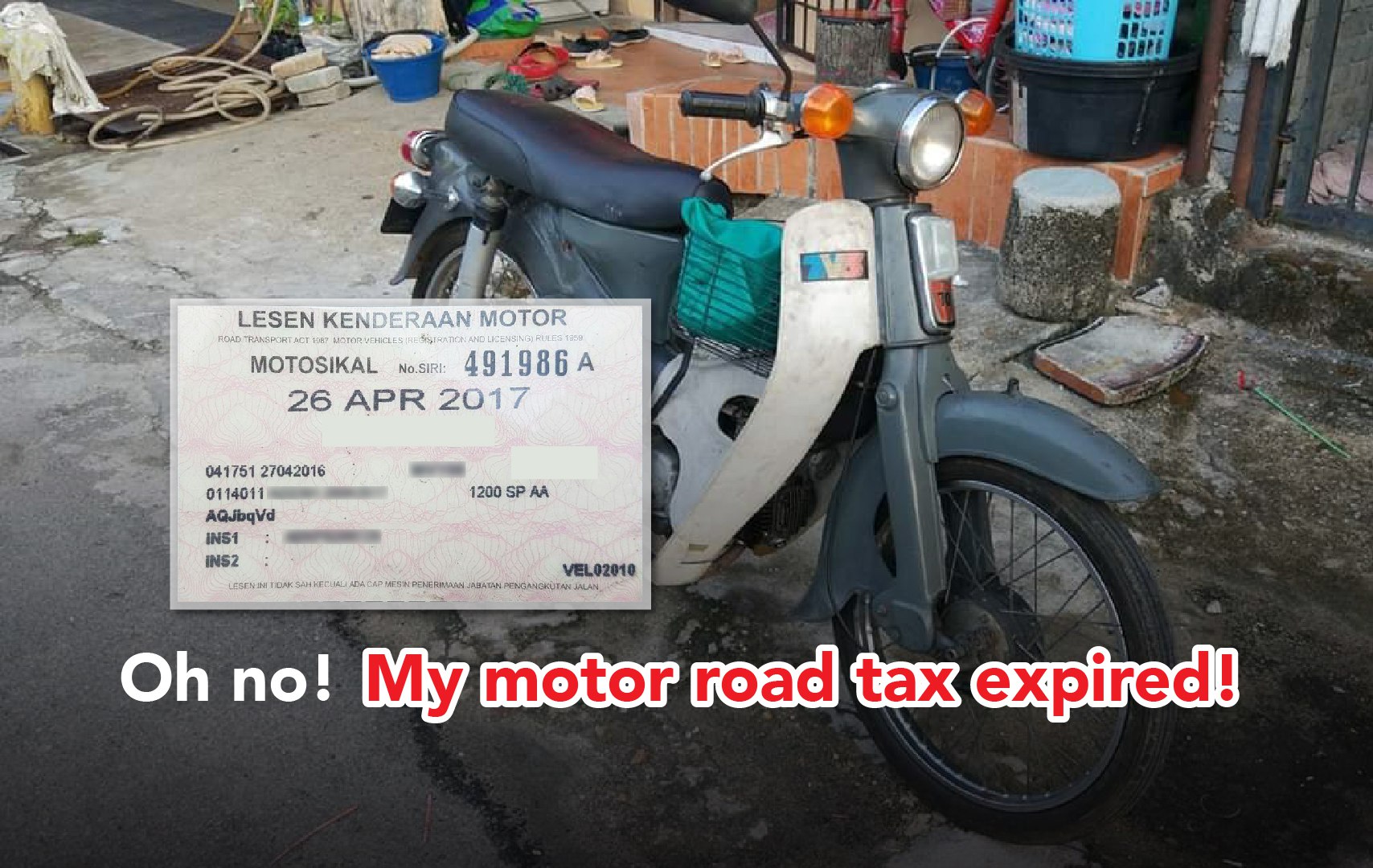 motorcycle road tax price