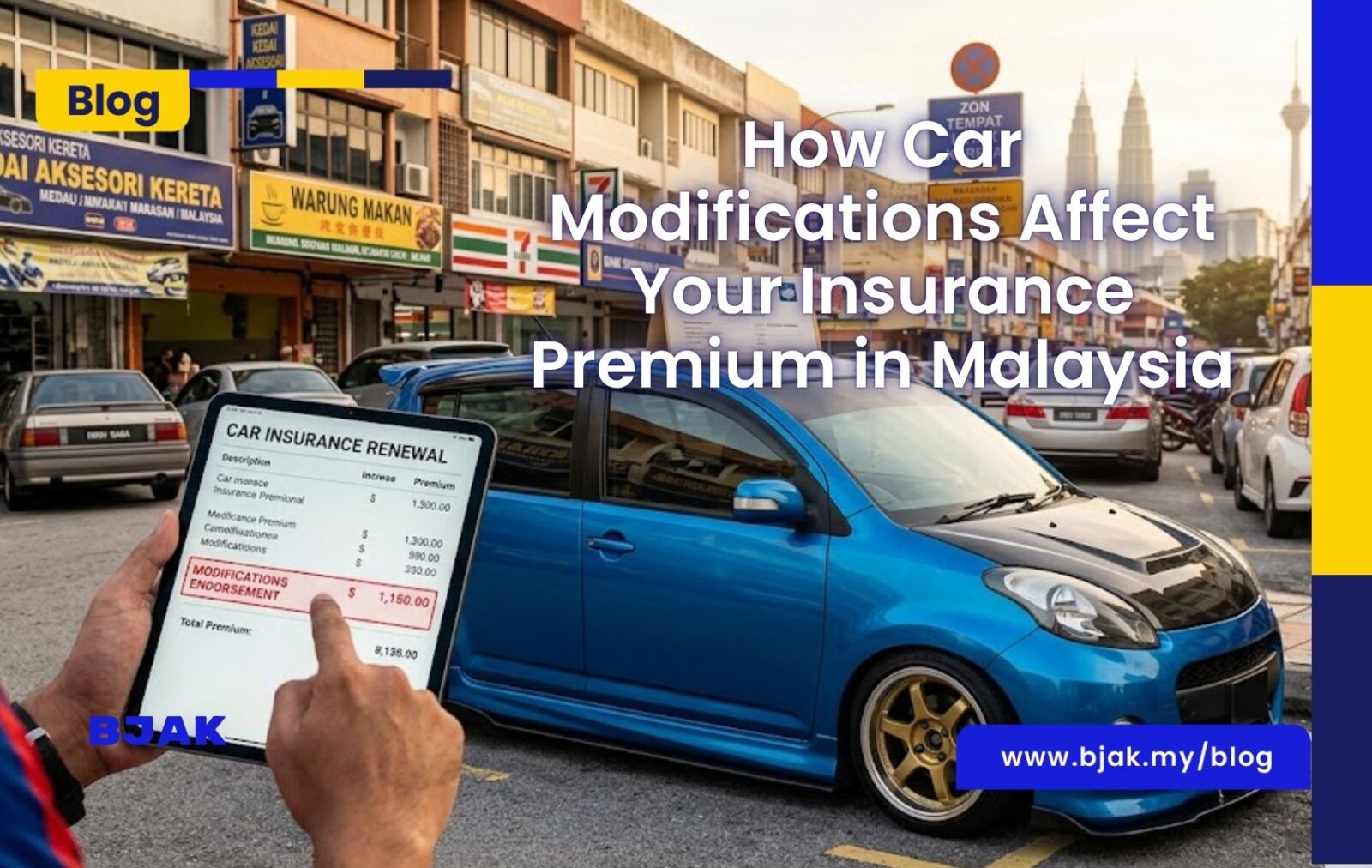 How Car Modifications Affect Your Insurance Premium in Malaysia | BJAK