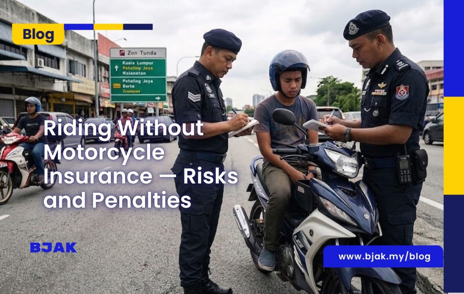 Motorcycle Without Rider Commercial Riding Without Motorcycle Insurance — Risks and Penalties | BJAK
