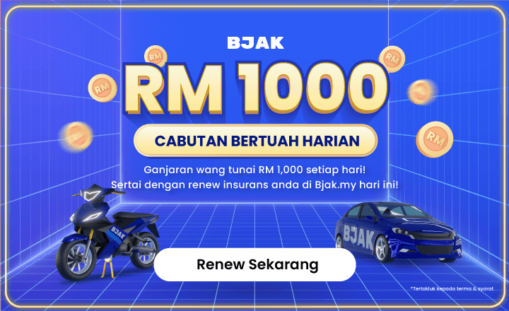 Renew Insurance at Bjak & Win Cash Prizes Worth up to RM168,888!